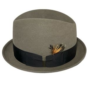Vintage STEVENS Beaver Blend Fedora size 6 3/4 Self Edge by V.A Anderson